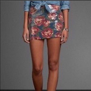Abercrombie & Fitch Sequin mini skirt